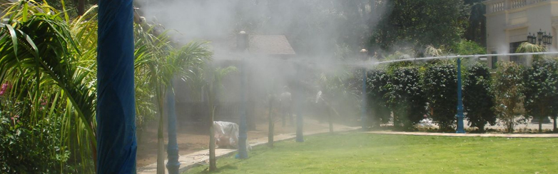 Outdoor Mist Cooling System